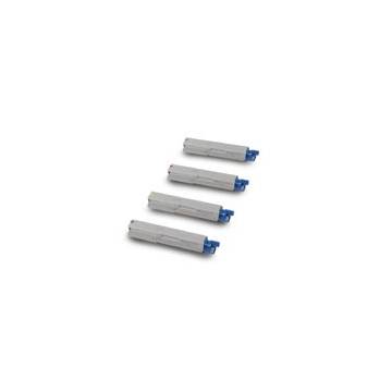 cartuchos recargables usados vacios para Oki color C8600 C8800, 4 unidades cartuchos recargables usados vacios para Oki color C8600 C8800, 4 unidades