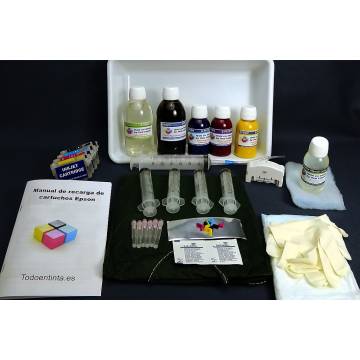 Maxi kit pro 16 xl recarga de cartuchos recargables Maxi kit pro 16 xl recarga de cartuchos recargables