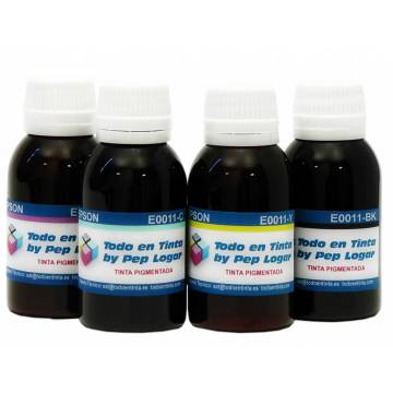 4 botellas de 100 ml. tinta pigmentada para Epson 16 cmyk 4 botellas de 100 ml. tinta pigmentada para Epson 16 cmyk