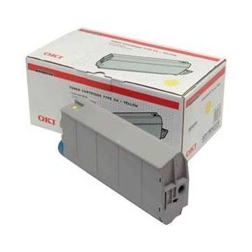 Para Oki c7100 c7300 c7350 c7500 cartucho tóner original para Oki amarillo Para Oki c7100 c7300 c7350 c7500 cartucho tóner original para Oki amarillo