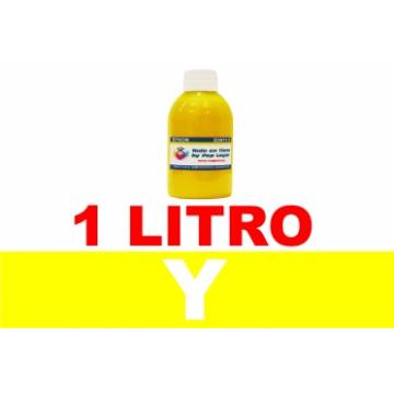 Botella de litro de tinta colorante multiuso color amarillo Botella de litro de tinta colorante multiuso color amarillo