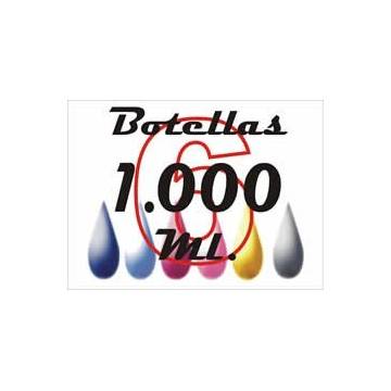 Stylus pro 7500 pack 6 botellas 1 litro tinta colorante Stylus pro 7500 pack 6 botellas 1 litro tinta colorante