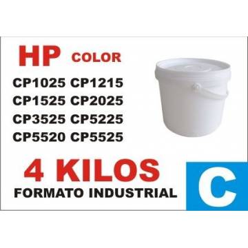 Para Hp tóner series cp1000 cp5000 cian cubo 4 kg Para Hp tóner series cp1000 cp5000 cian cubo 4 kg