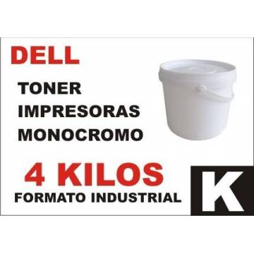 Para Dell tóner monocromo universal formato industrial 4 kg Para Dell tóner monocromo universal formato industrial 4 kg