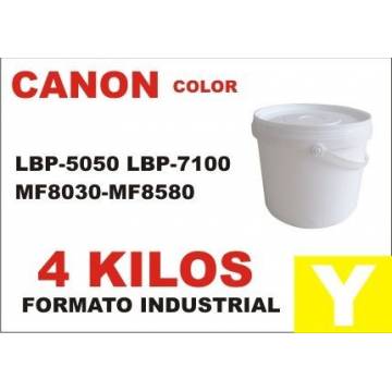para Canon toner series LBP CF AMARILLO formato industrial 4 Kg para Canon toner series LBP CF AMARILLO formato industrial 4 Kg