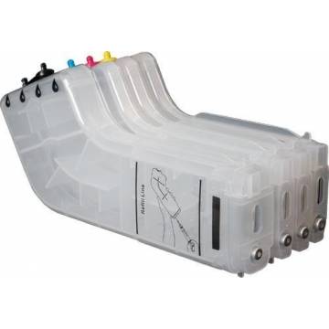 Para Hp 88 pack de 4 cartuchos recargables autoreseteables gran formato Para Hp 88 pack de 4 cartuchos recargables autoreseteables gran formato