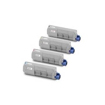 Negro reciclado para Oki c610 n c610 dn c610 dTN.8k 44315308 Negro reciclado para Oki c610 n c610 dn c610 dTN.8k 44315308