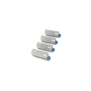 para Oki C5650 C5750 4 cartuchos toner reciclados cmyk para Oki C5650 C5750 4 cartuchos toner reciclados cmyk