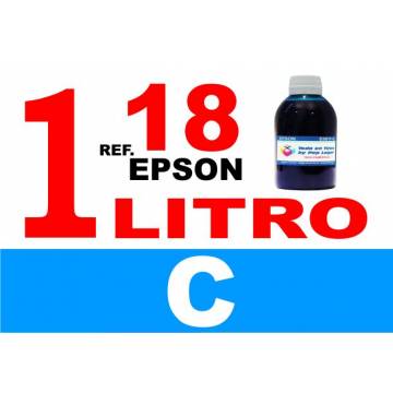 Para cartuchos Epson 18 18 xl botella 1 l tinta compatible cian Para cartuchos Epson 18 18 xl botella 1 l tinta compatible cian