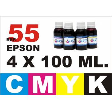 55 55 xl pack 4 botellas 100 ml. cmyk 55 55 xl pack 4 botellas 100 ml. cmyk