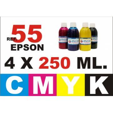 55 55 xl pack 4 botellas 250 ml. cmyk 55 55 xl pack 4 botellas 250 ml. cmyk