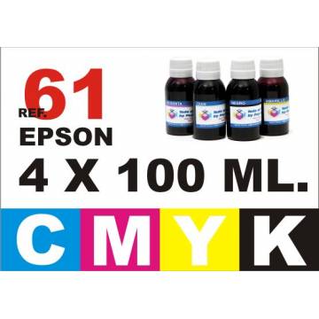 61, 61 XL pack 4 botellas 100 ml. CMYK 61, 61 XL pack 4 botellas 100 ml. CMYK