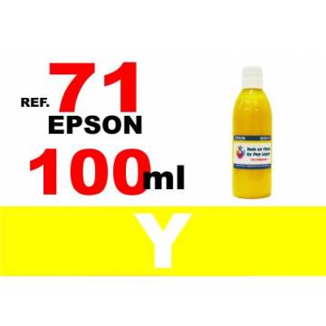 71 botella 100 ml. tinta amarilla 71 botella 100 ml. tinta amarilla