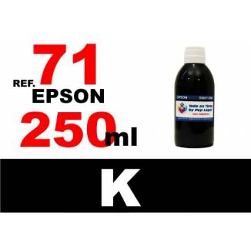 71 botella 250 ml. tinta negra 71 botella 250 ml. tinta negra