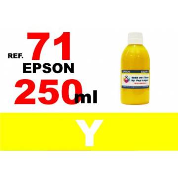 71 botella 250 ml. tinta amarilla 71 botella 250 ml. tinta amarilla
