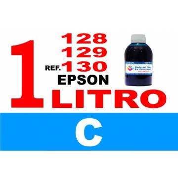 128, 129, 130 botella 1 L tinta cian 128, 129, 130 botella 1 L tinta cian
