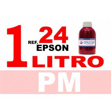 Para cartuchos Epson 24 xl botella 1 l tinta compatible magenta photo Para cartuchos Epson 24 xl botella 1 l tinta compatible magenta photo
