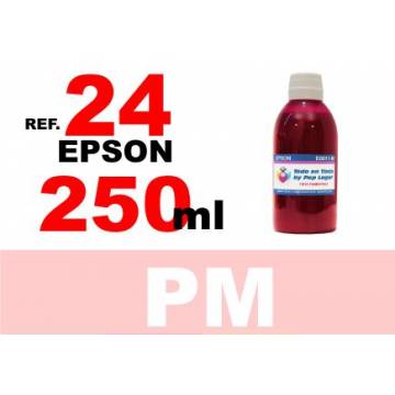 Para cartuchos Epson 24 xl botella 250 ml. tinta compatible cian photo Para cartuchos Epson 24 xl botella 250 ml. tinta compatible cian photo