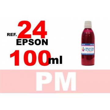 Para cartuchos Epson 24 xl botella 100 ml. tinta compatible magenta photo Para cartuchos Epson 24 xl botella 100 ml. tinta compatible magenta photo