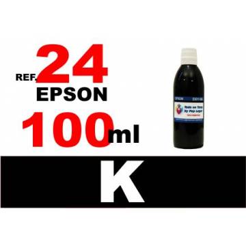 Para cartuchos Epson 24 xl botella 100 ml. tinta compatible negra Para cartuchos Epson 24 xl botella 100 ml. tinta compatible negra