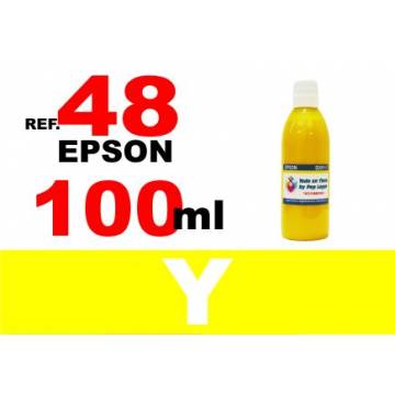 48 botella 100 ml. tinta amarilla 48 botella 100 ml. tinta amarilla