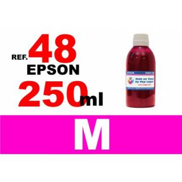 48 botella 250 ml. tinta magenta 48 botella 250 ml. tinta magenta