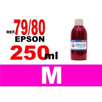 Para cartuchos Epson 79 y 80 botella 250 ml. tinta compatible agenta Para cartuchos Epson 79 y 80 botella 250 ml. tinta compatible agenta