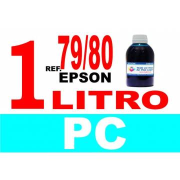 79 y 80 botella 1 L tinta cian photo 79 y 80 botella 1 L tinta cian photo