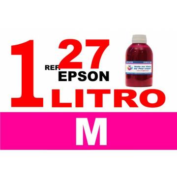 Para cartuchos Epson 27 botella 1 l tinta compatible magenta Para cartuchos Epson 27 botella 1 l tinta compatible magenta