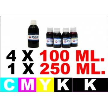 PG-5 CL-8 5 botellas de tinta para Canon K 250 ml. CMY 100 ml. PG-5 CL-8 5 botellas de tinta para Canon K 250 ml. CMY 100 ml.