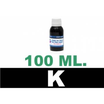 100 ml. tinta negra pigmentada para cartuchos para Hp 100 ml. tinta negra pigmentada para cartuchos para Hp