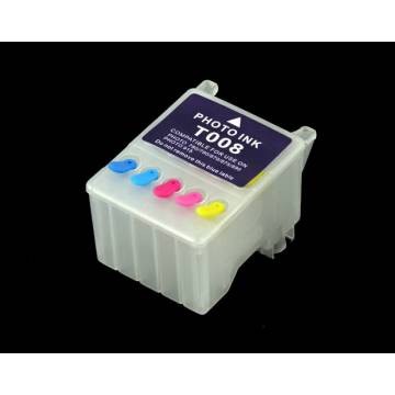 T008 cartucho compatible transparente recargable vacío T008 cartucho compatible transparente recargable vacío