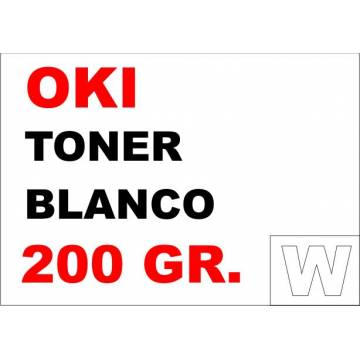 Para Oki recargas tóner blanco 200 gr. Para Oki recargas tóner blanco 200 gr.