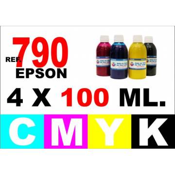 789 y 790 pack 4 botellas 100 ml. cmyk 789 y 790 pack 4 botellas 100 ml. cmyk