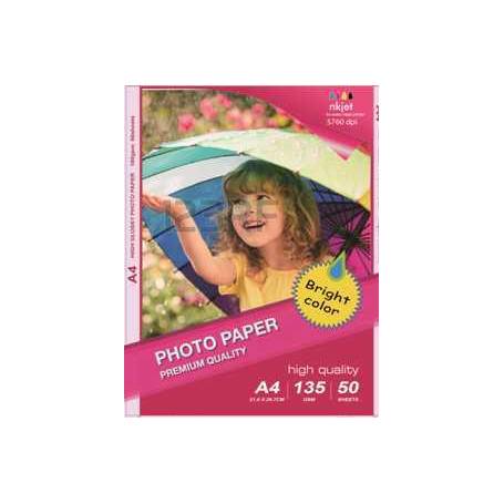 High Glossy Inkjet Photo Paper (Cast Coated),150g A4 50Fogli