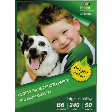 13x18cm b6 high glossy inkjet photo paper 240g 50 hojas 13x18cm b6 high glossy inkjet photo paper 240g 50 hojas