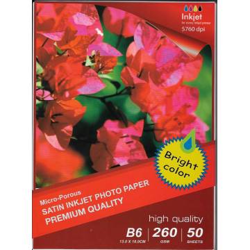 13x18cm b6 rc satin inkjet photo paper 260g 50 hojas 13x18cm b6 rc satin inkjet photo paper 260g 50 hojas