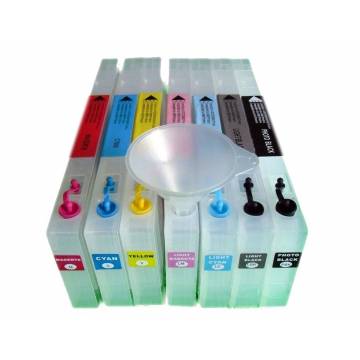T54XX 7 cartuchos recargables Stylus Pro 7600 9600 T54XX 7 cartuchos recargables Stylus Pro 7600 9600