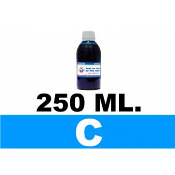 250 ml. tinta cian cartuchos para Brother lc123 lc900 lc985 lc1000 lc1100 lc1240 250 ml. tinta cian cartuchos para Brother lc123 lc900 lc985 lc1000 lc1100 lc1240
