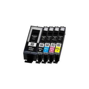 PGI-550XLBK negro 22ml compatible para Canon Pixma ip7250 mg5450 mg6350 PGI-550XLBK negro 22ml compatible para Canon Pixma ip7250 mg5450 mg6350