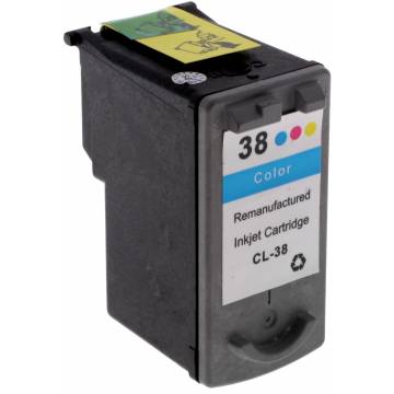 CL-38 7 ml x 3 reciclado para Canon Pixma ip1800 ip2500 mp140 mx300 CL-38 7 ml x 3 reciclado para Canon Pixma ip1800 ip2500 mp140 mx300