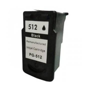 PG-512 negro 18ml reciclado para Canon Pixma mp240 mp260 mp480 mx320 mx330 PG-512 negro 18ml reciclado para Canon Pixma mp240 mp260 mp480 mx320 mx330